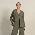 100% Linen Blazer Quin